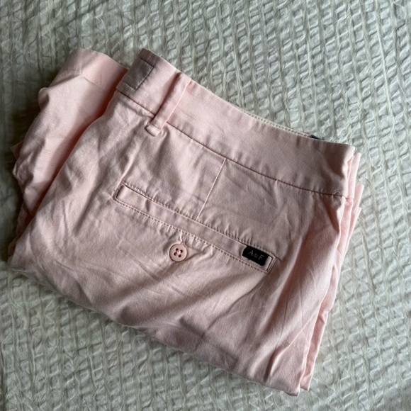 Abercrombie & Fitch Stretch Soft Pink Shorts - Picture 5 of 5